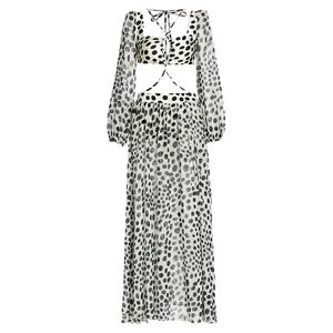 PatBO Bossa Cut-Out Chiffon Maxi Dress